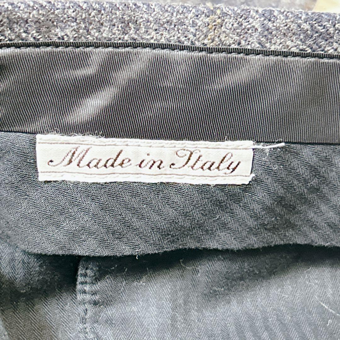 トゥアン様✨Belvest カシミヤ混 セットアップ チェック ブラウン