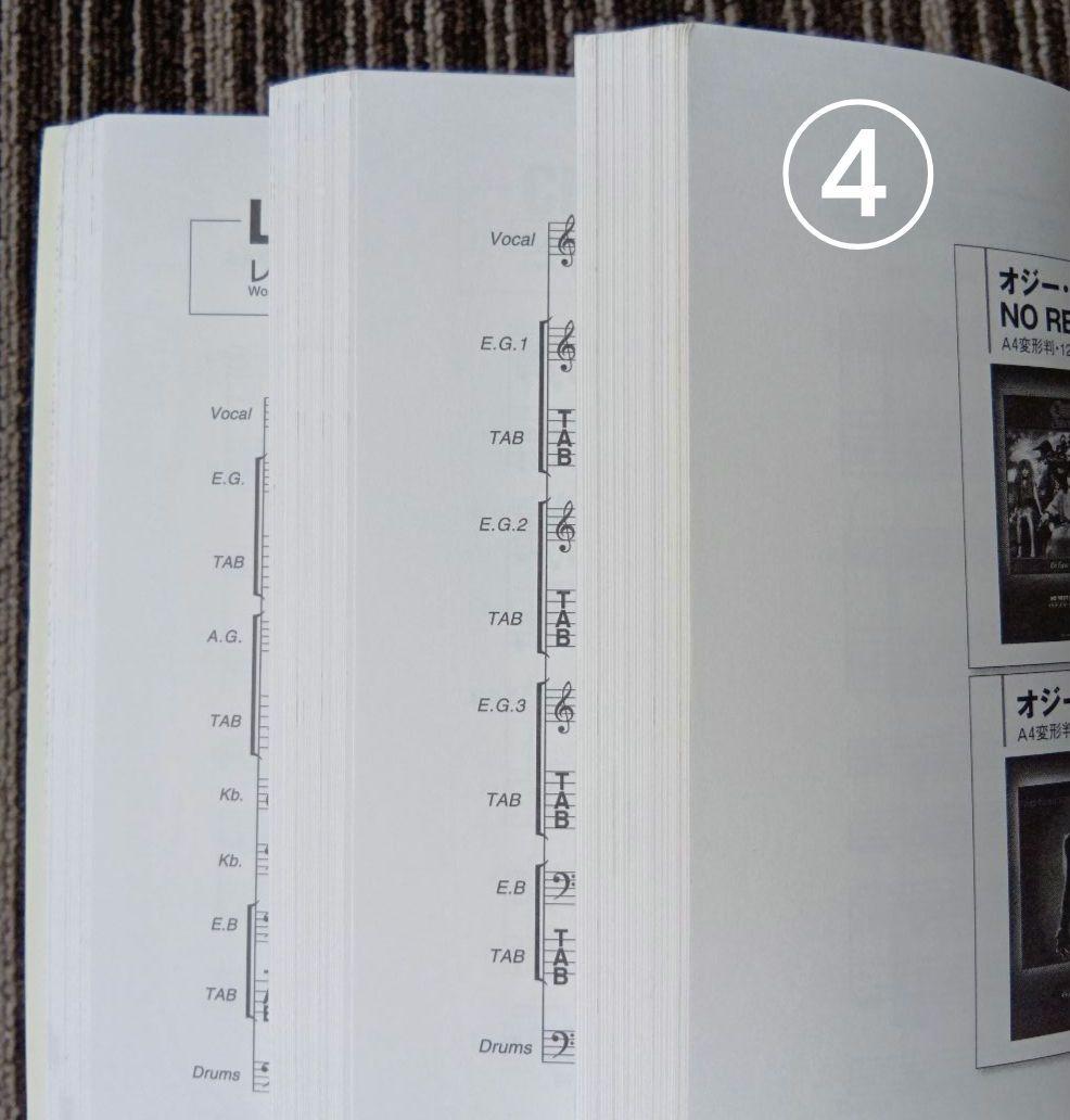 楽譜 オジー・オズボーン スコア ザック・ワイルド オクト出版社 まとめ売り