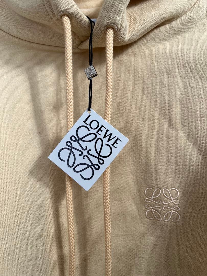 LOEWE ベージュ フーディ 新品タグ付きイエロー