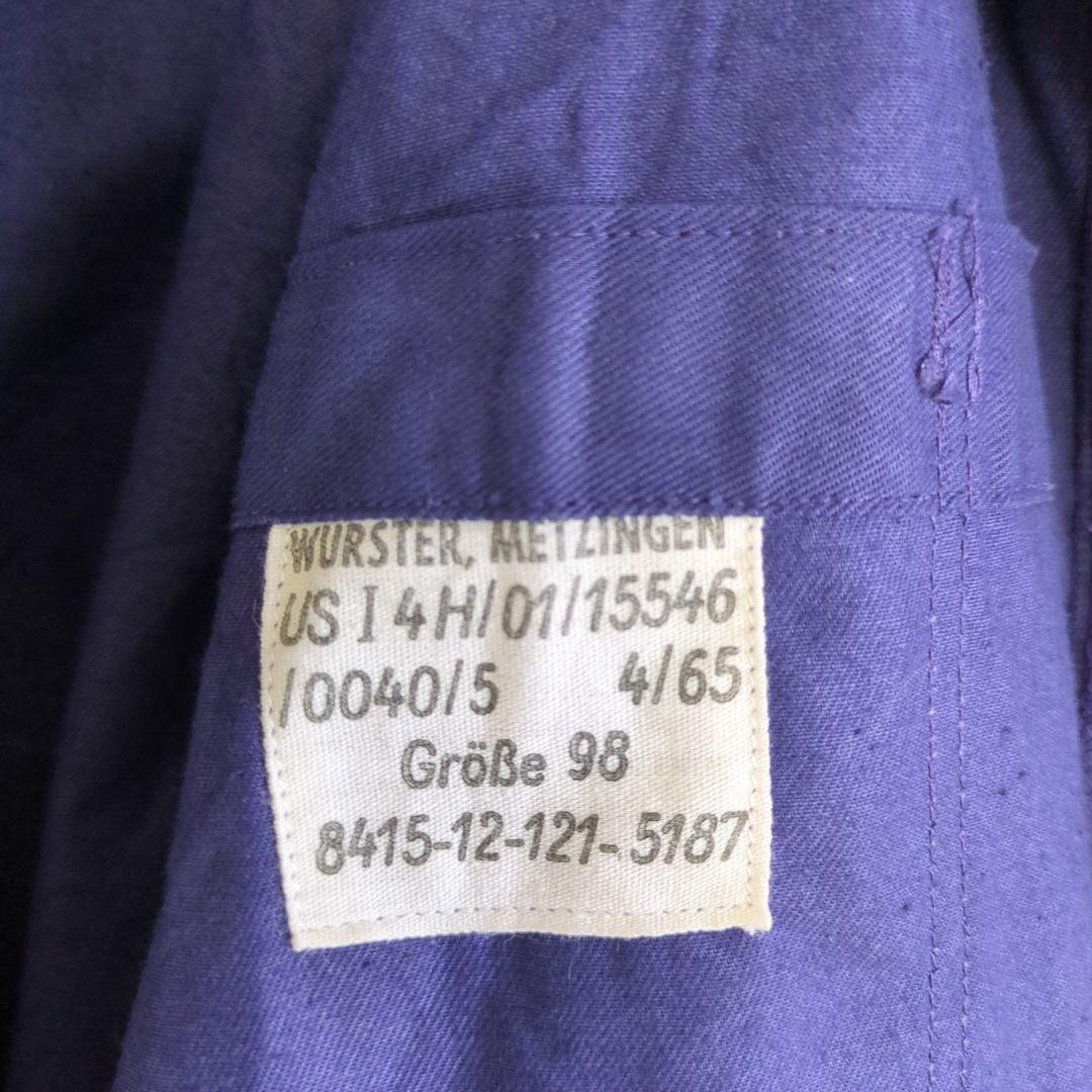 60s ドイツ軍　実物　ワークジャケット　PW ステンシル　　L相当