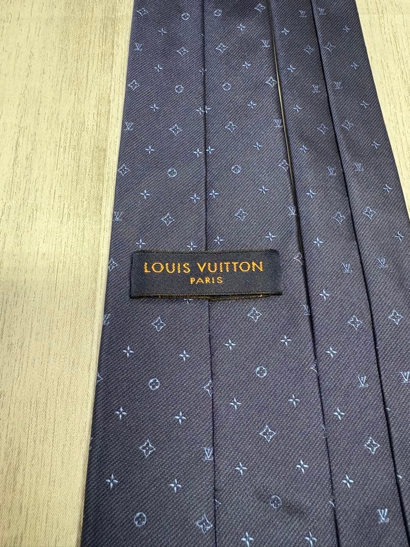 【破格品】LOUIS VUITTON ルイヴィトン ネクタイ モノグラム 8cm