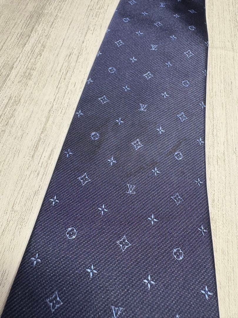 【破格品】LOUIS VUITTON ルイヴィトン ネクタイ モノグラム 8cm