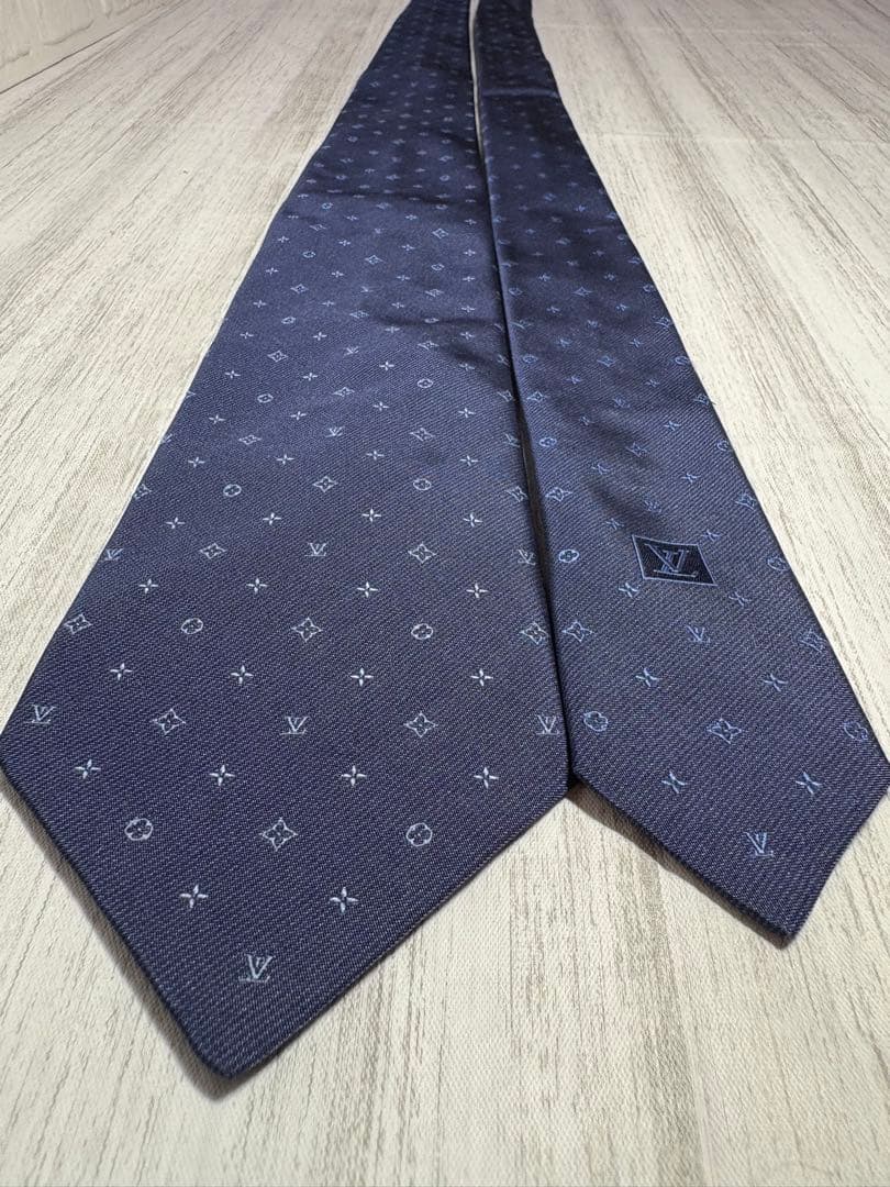【破格品】LOUIS VUITTON ルイヴィトン ネクタイ モノグラム 8cm