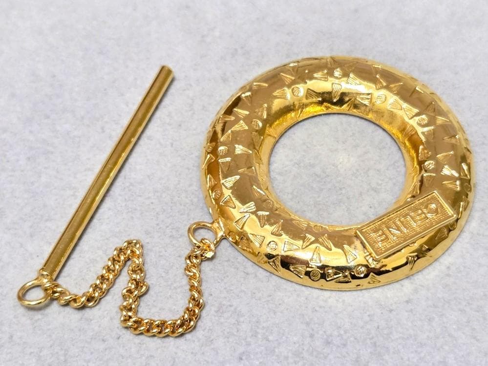 CELINE セリーヌ　CELINEロゴ　スカーフリング　箱付き　43178