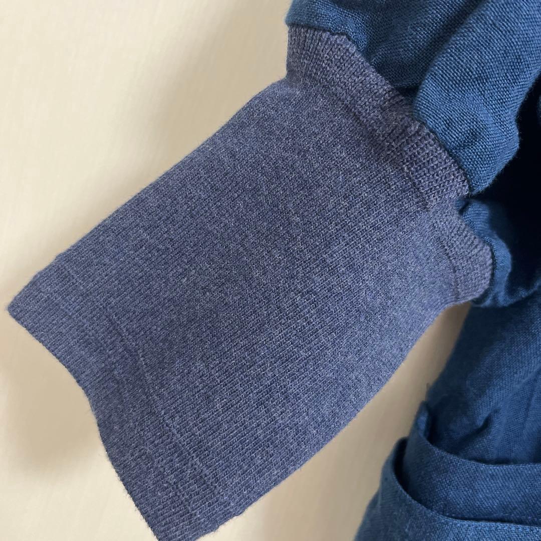 kapoc 割烹着 紺色