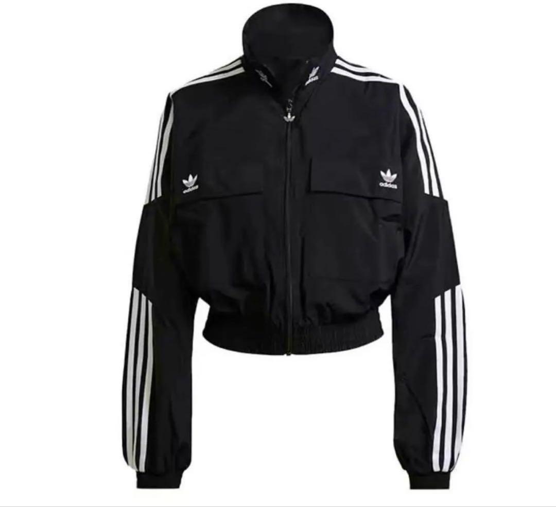 （lune）　adidas トラックジャケット黒