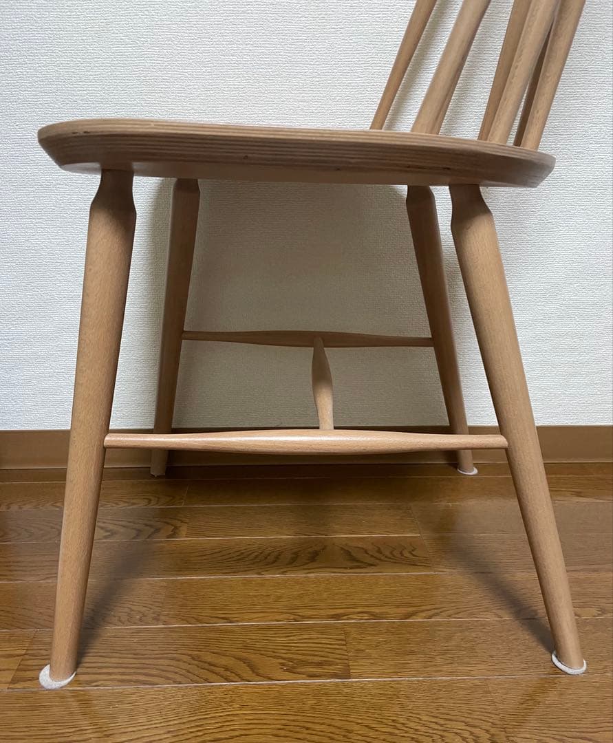 美品　unico ウニコ　KOTONA コトナ　ハイバックチェア　ナチュラル