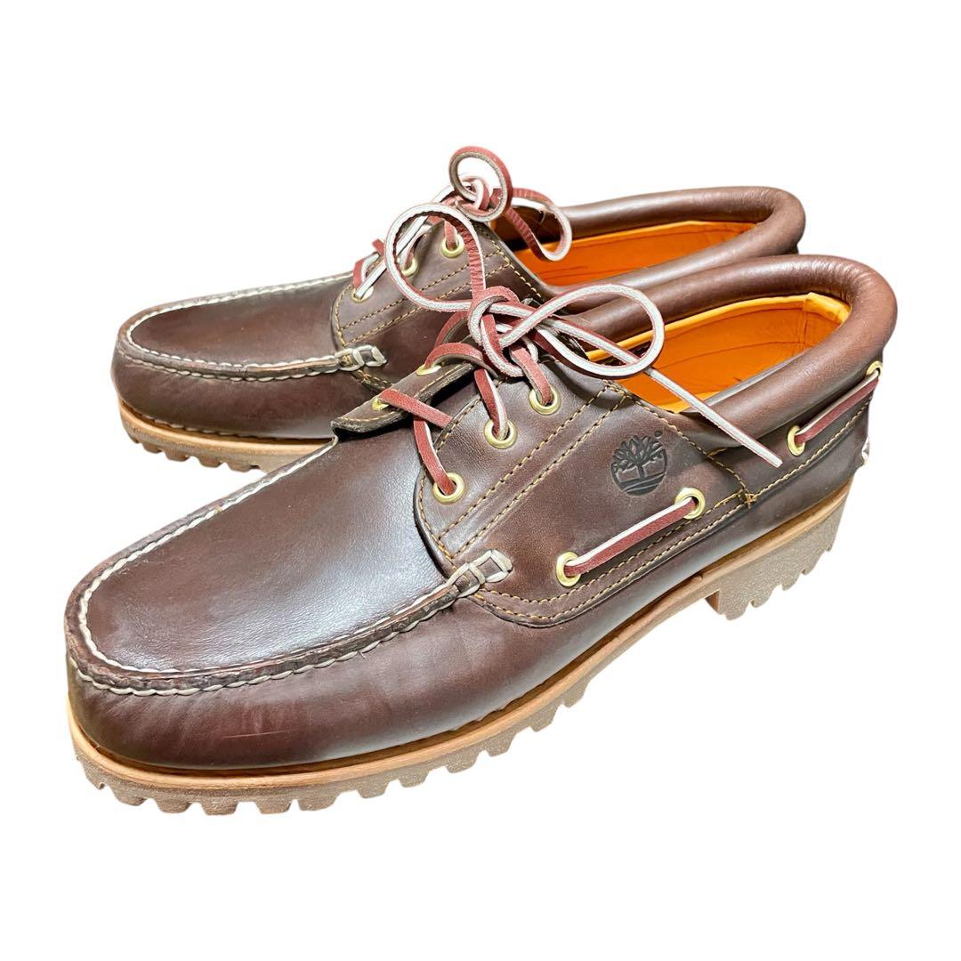 【新品】【未使用】27cm ティンバーランド 3eye モカシン ブラウン