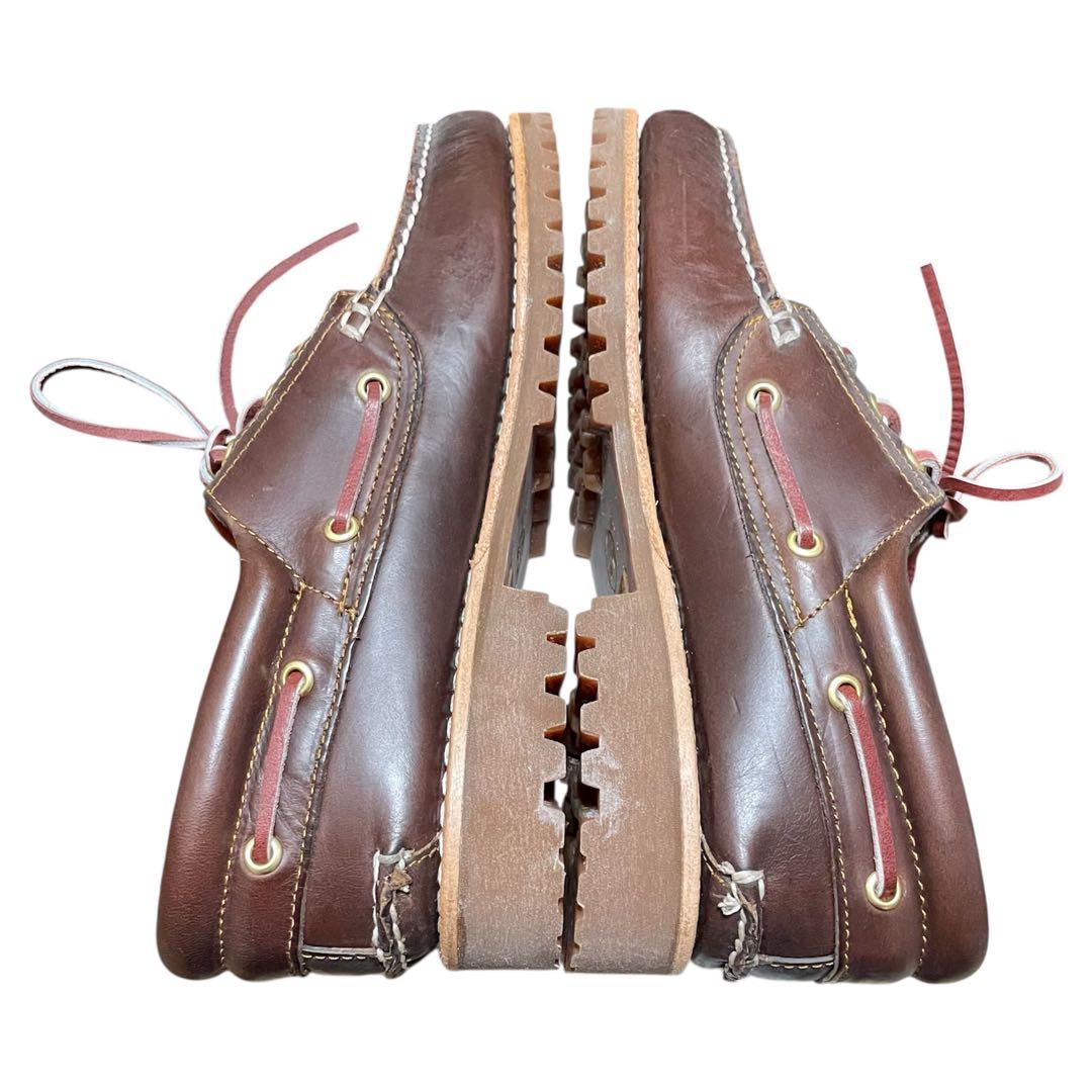 【新品】【未使用】27cm ティンバーランド 3eye モカシン ブラウン