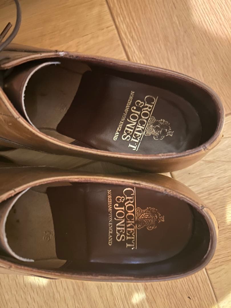 CROCKETT & JONES ブラウン ドレスシューズ　6.5