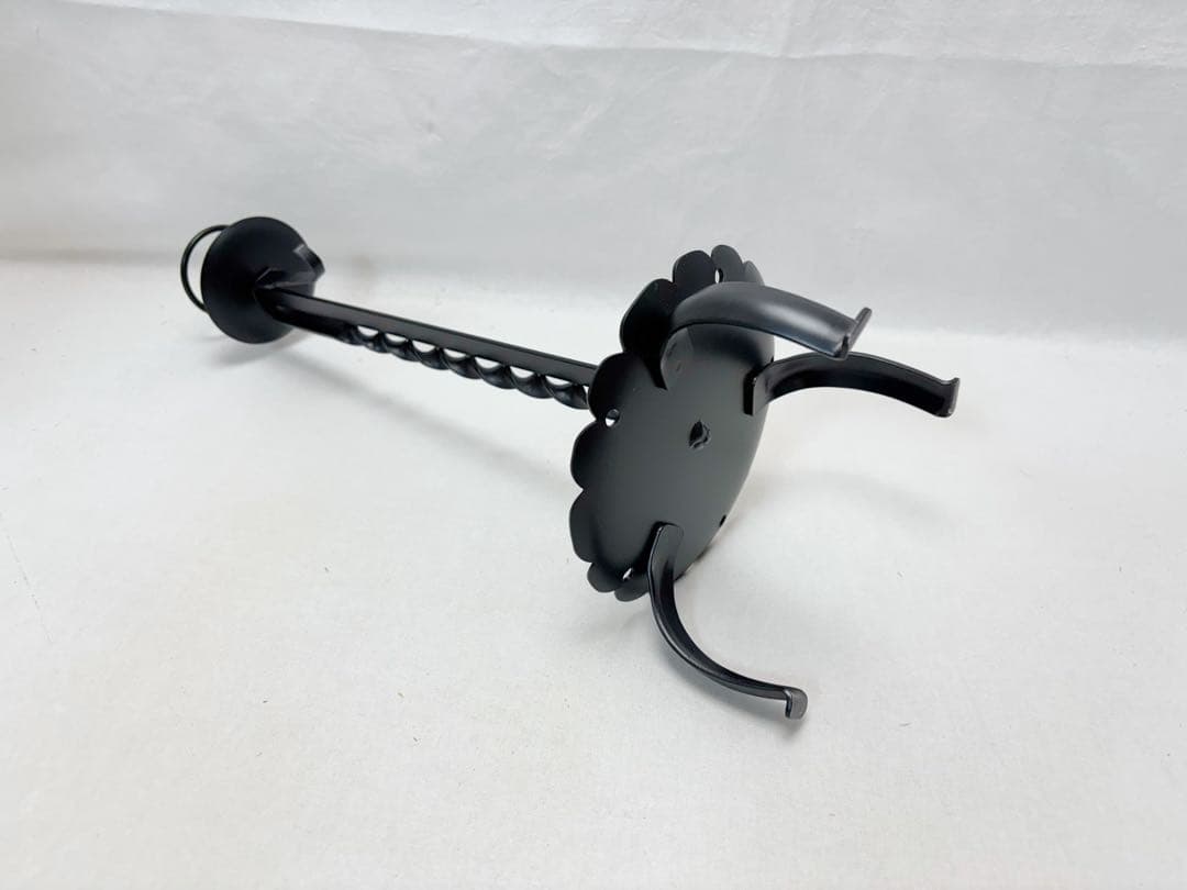 未使用 茶道具 膳燭 夜咄道具 燭台 鉄製 高さ調整機能 ローソク立て 紙箱