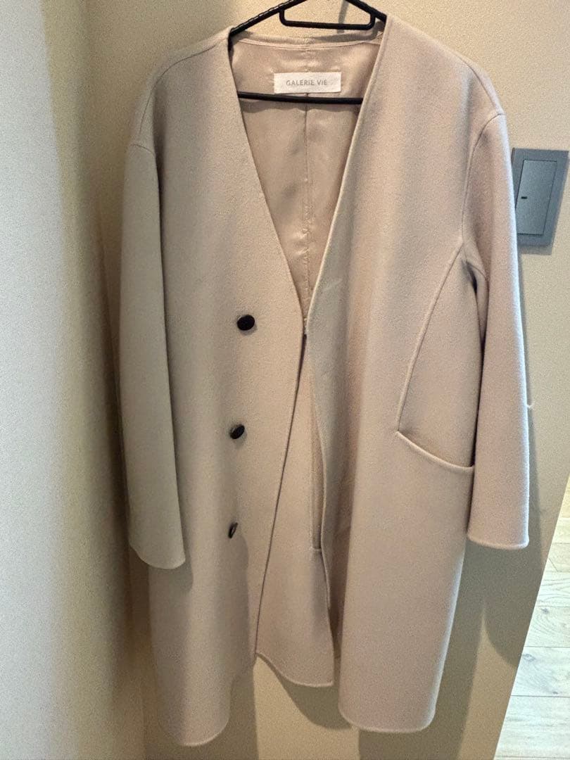 GALERIE VIE ベージュ チェスターコート 36