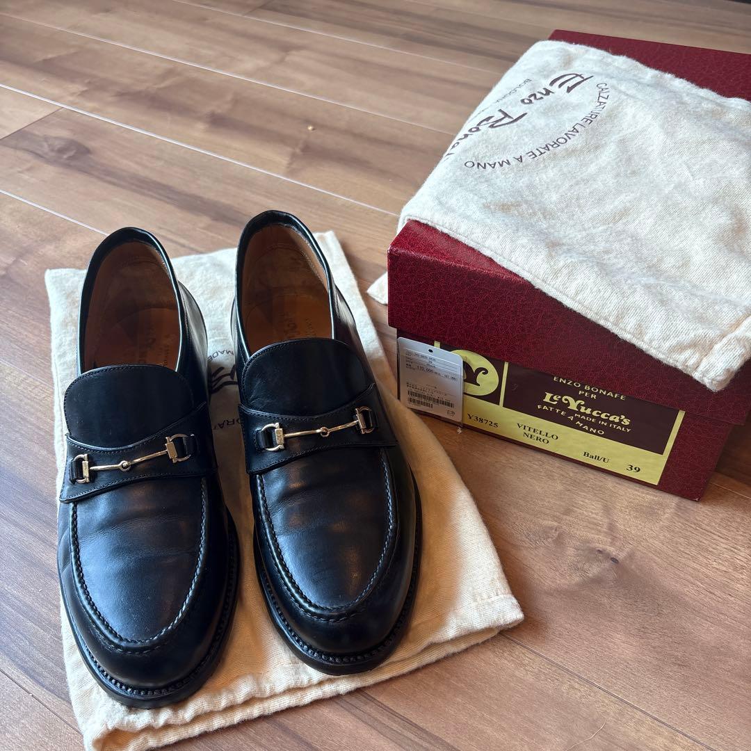 Le Yucca's 別注 ビットローファー　39 ブラック　 y38725