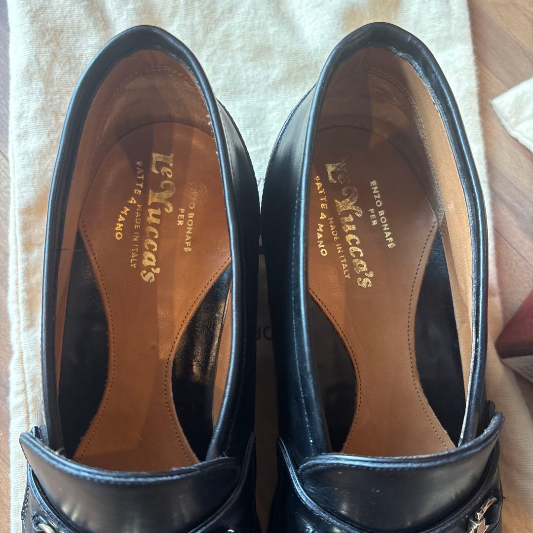 Le Yucca's 別注 ビットローファー　39 ブラック　 y38725