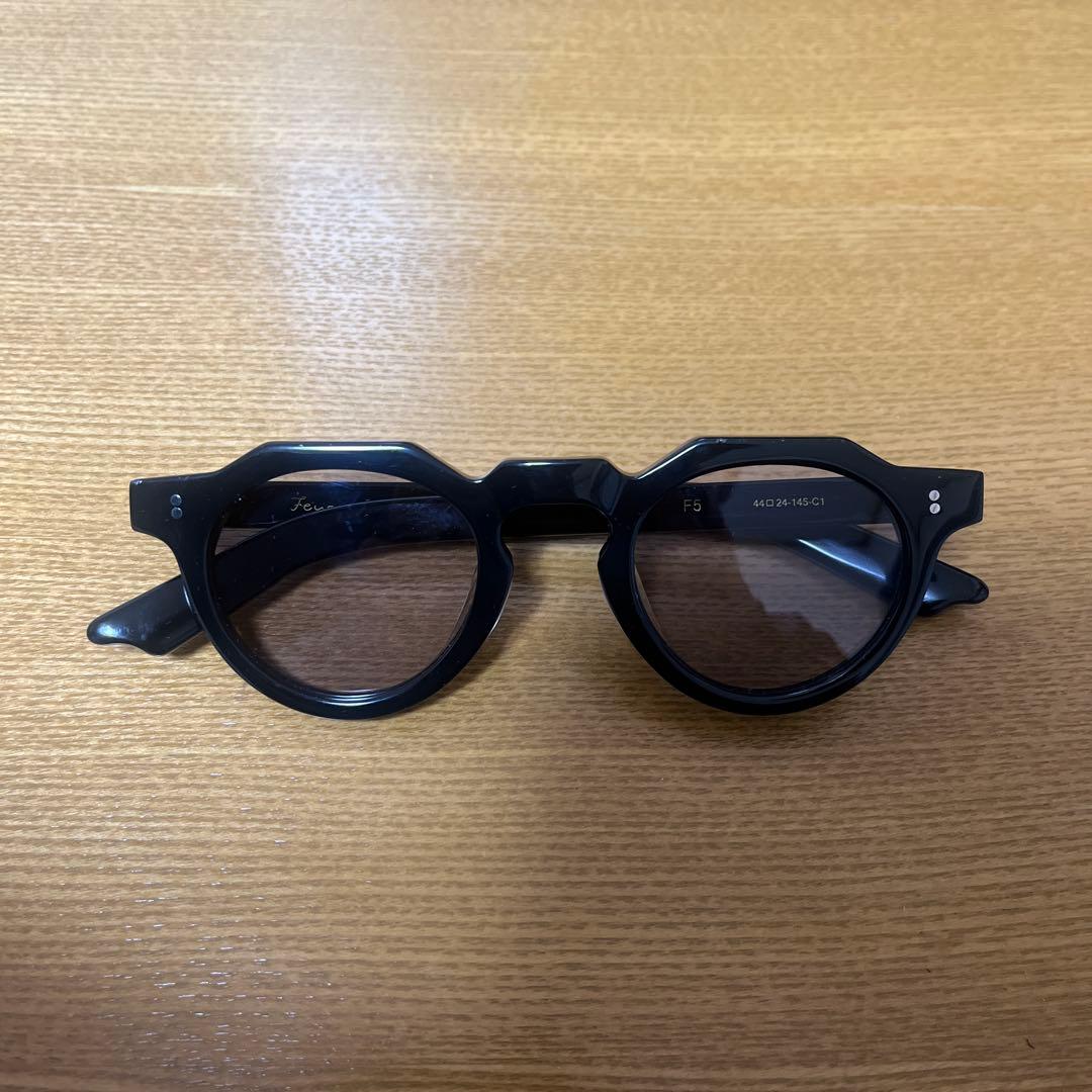 Few/F5 ブラック サングラス 美品 ケース付き