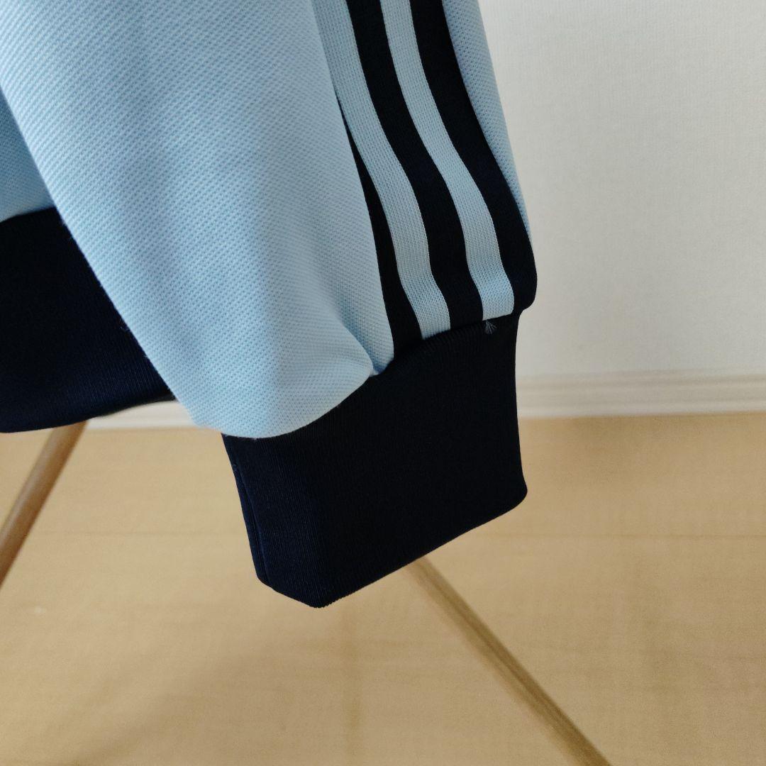 adidasトラックジャケット水色/紺　S　 新品未使用品　正規品