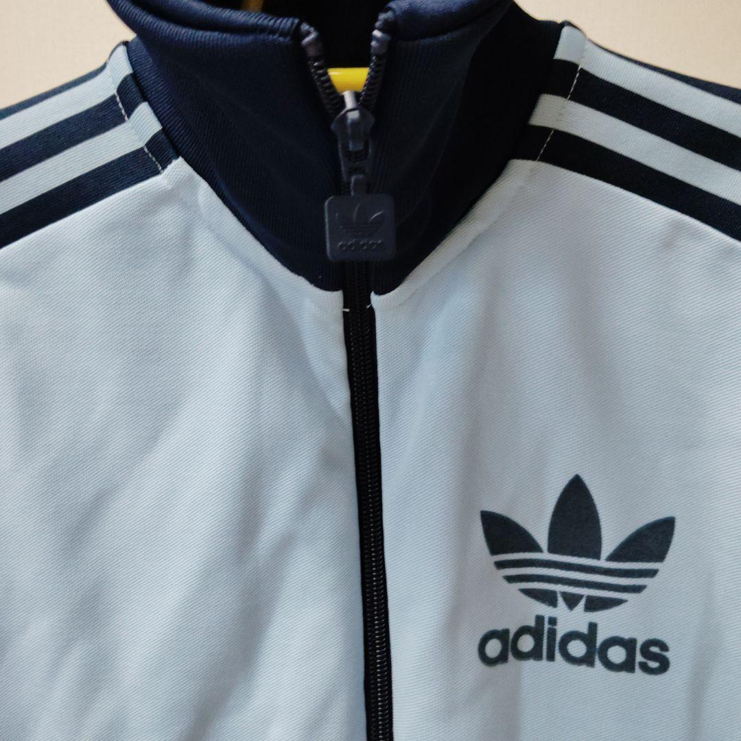 adidasトラックジャケット水色/紺　S　 新品未使用品　正規品