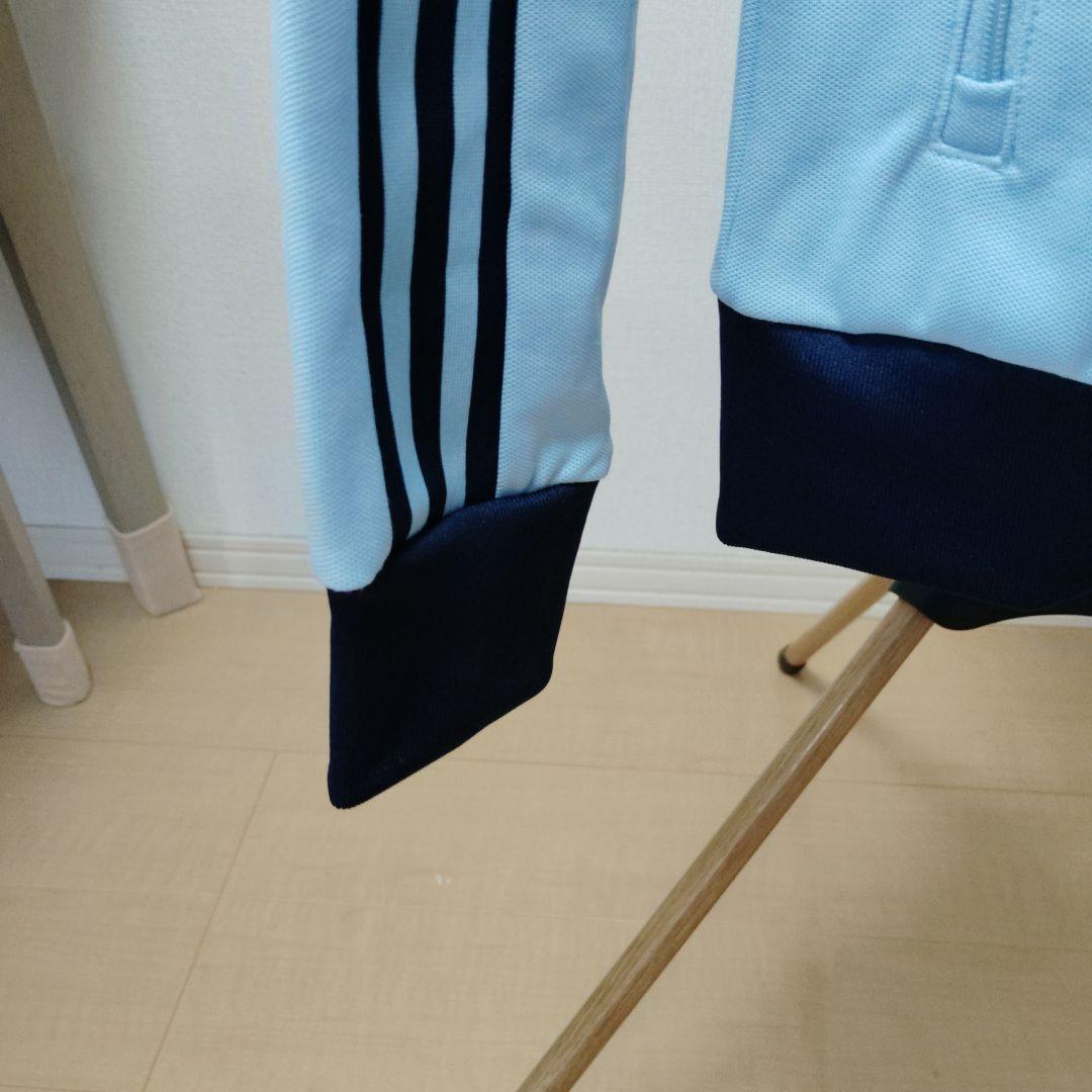 adidasトラックジャケット水色/紺　S　 新品未使用品　正規品