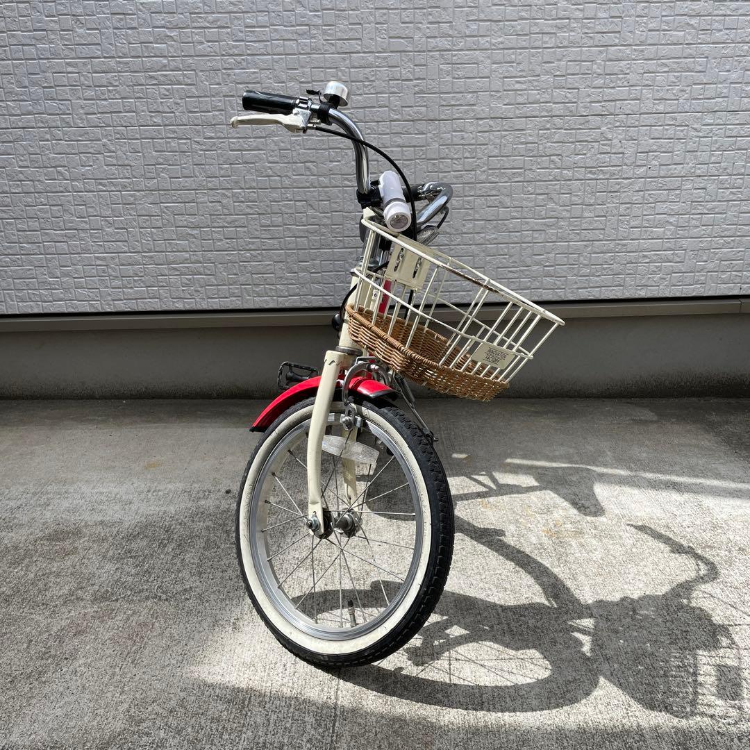 子供用自転車 16インチ 赤 レッド