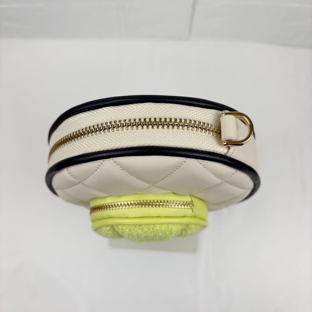 美品 ケイトスペード ショルダーバッグ テニスラケット クロスボディ 3D