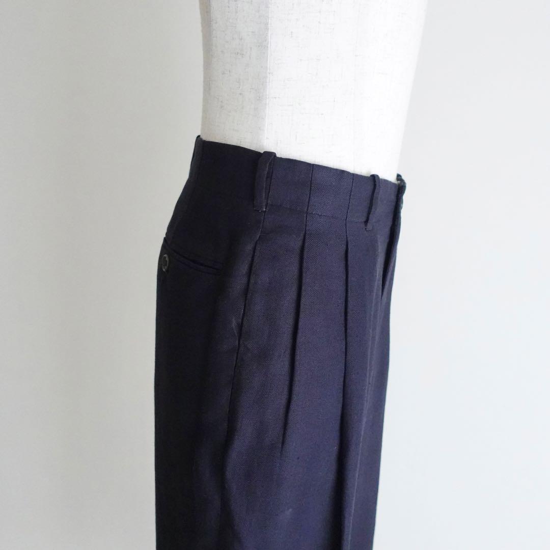 【イタリア製】80s GIANFRANCO FERRE リネン　セットアップ