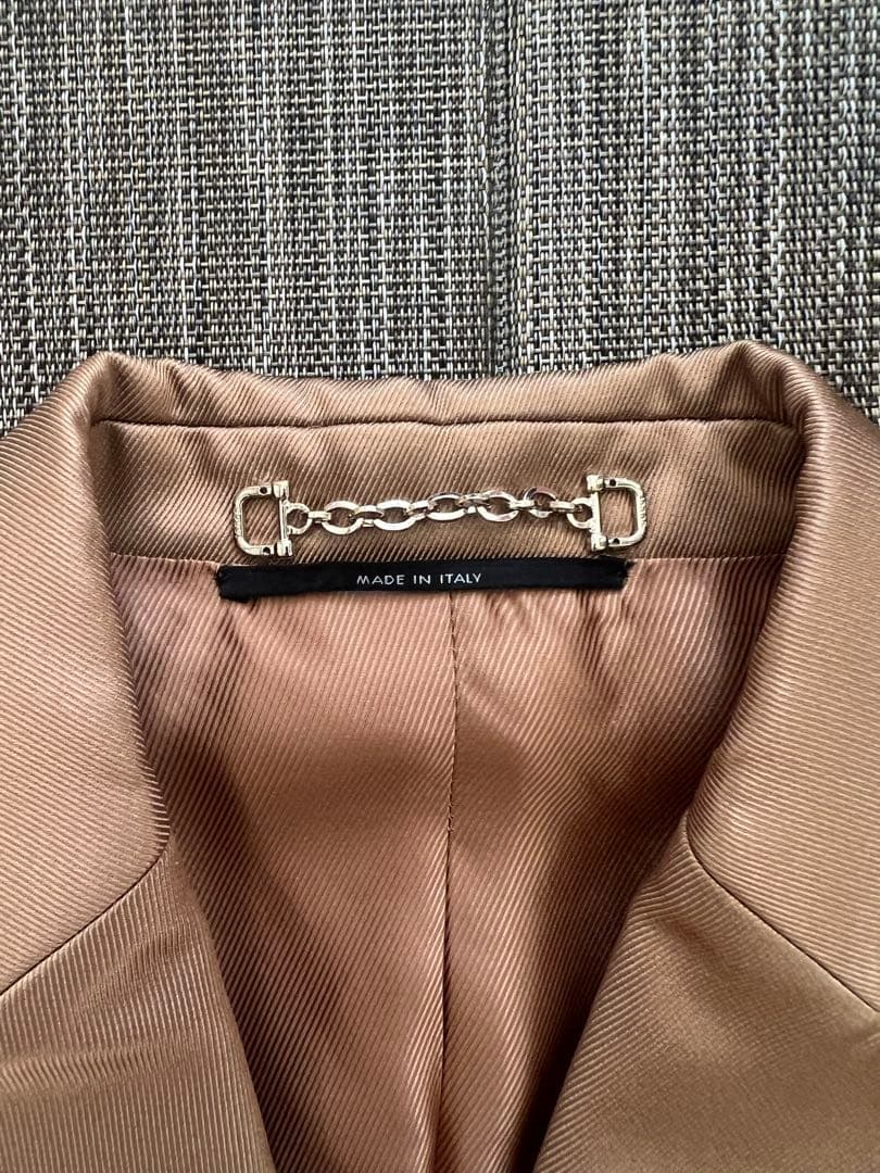 試着のみ★GUCCI★シルク混テーラードジャケット★36