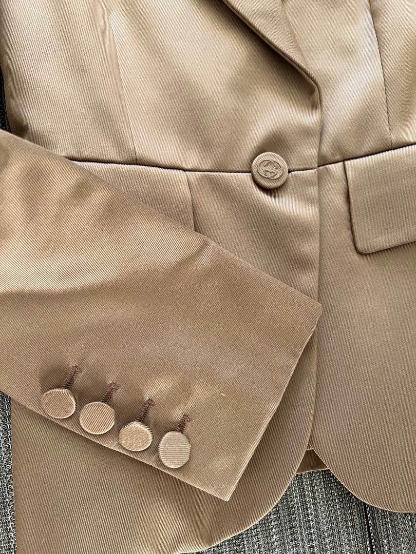 試着のみ★GUCCI★シルク混テーラードジャケット★36