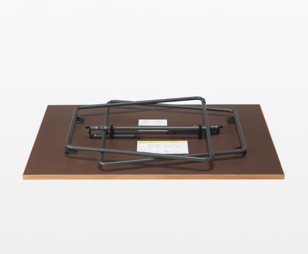 無印良品　木製折りたたみテーブル オーク材 突板 幅１２０