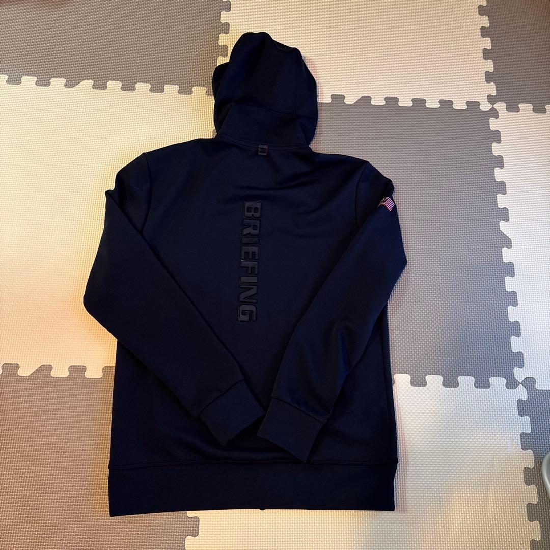 BRIEFING フード付きネイビージャケット