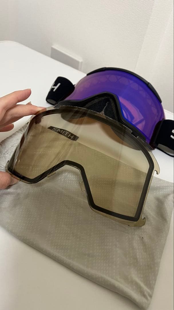 Smithゴーグル　替えレンズあり