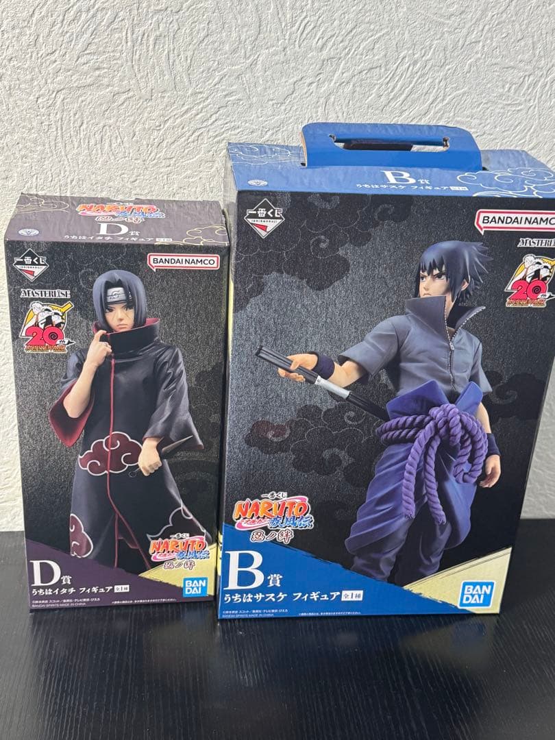 一番くじうちはイタチフィギュア D賞一番くじうちはサスケフィギュアB賞