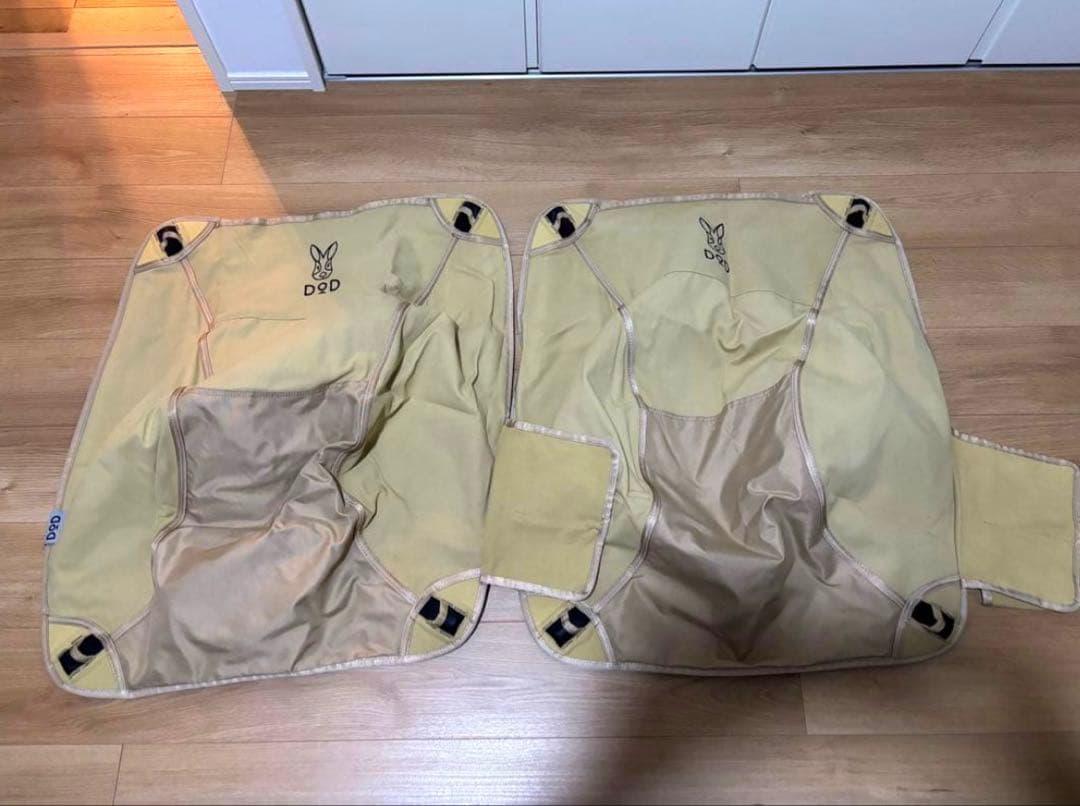 16日まで限定値下げ中【2脚セット】DOD スゴイッス アウトドアチェア（タン）