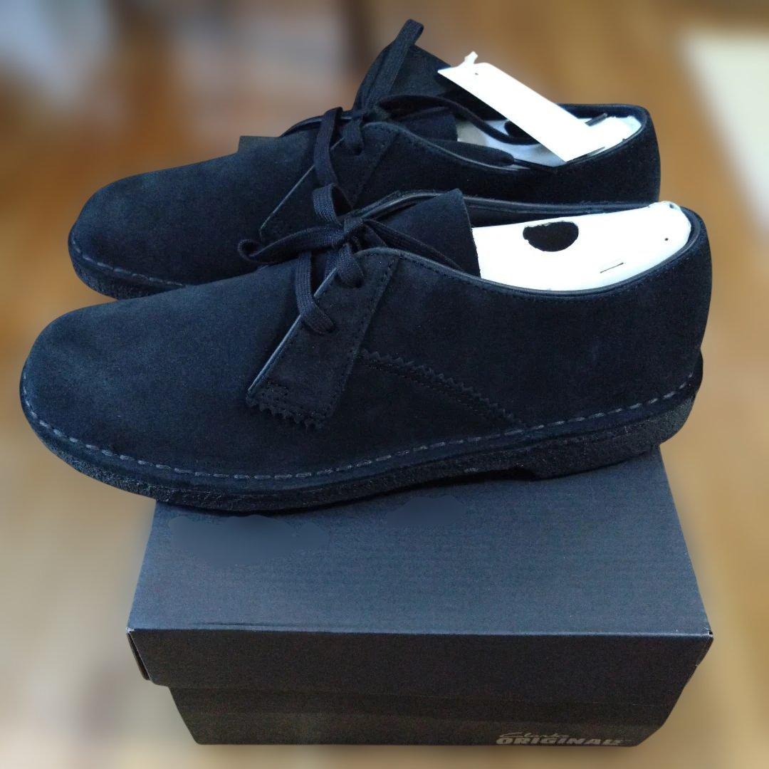 新品ユナイテッドアローズ別注 クラークスオリジナルス デザートカーン ブラック