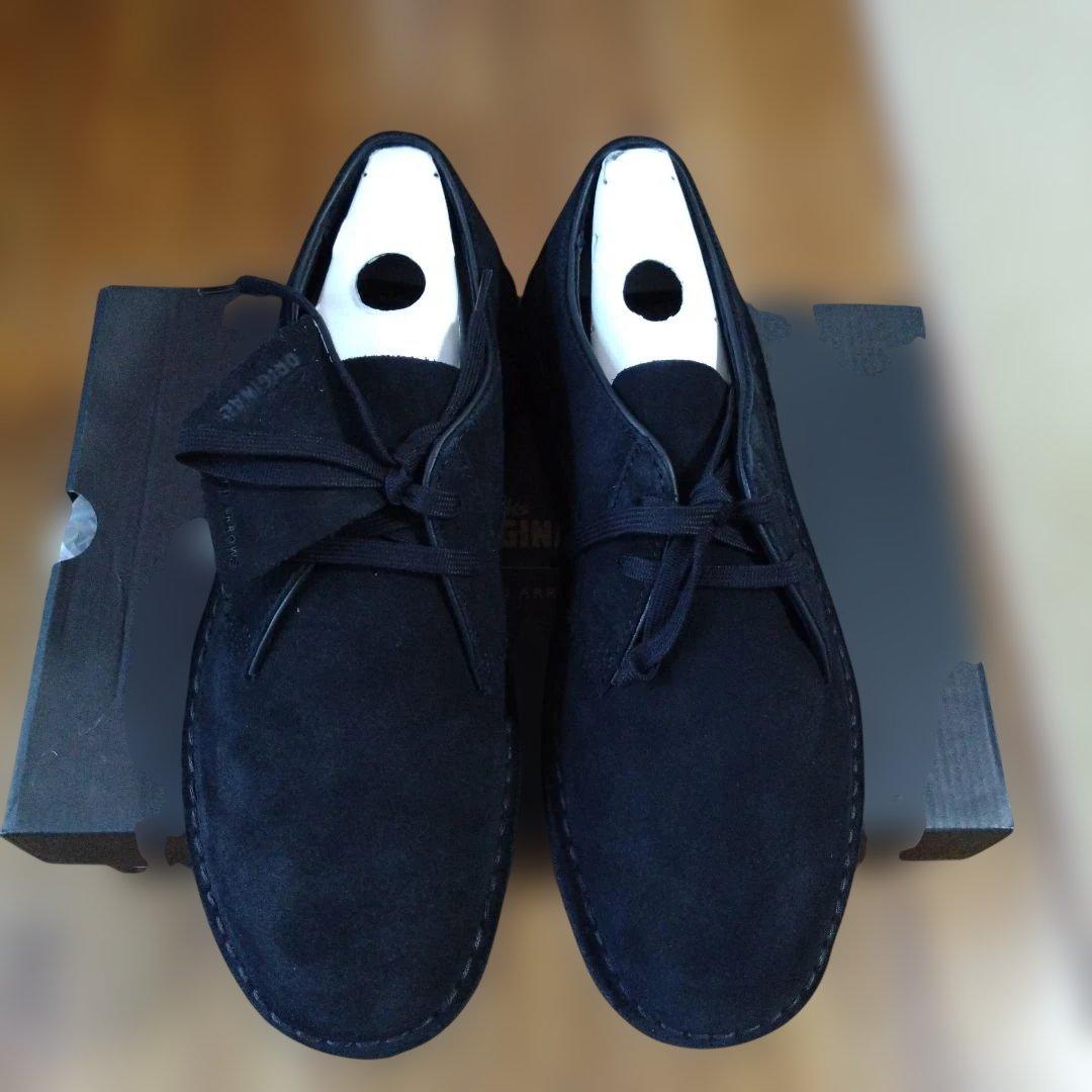 新品ユナイテッドアローズ別注 クラークスオリジナルス デザートカーン ブラック