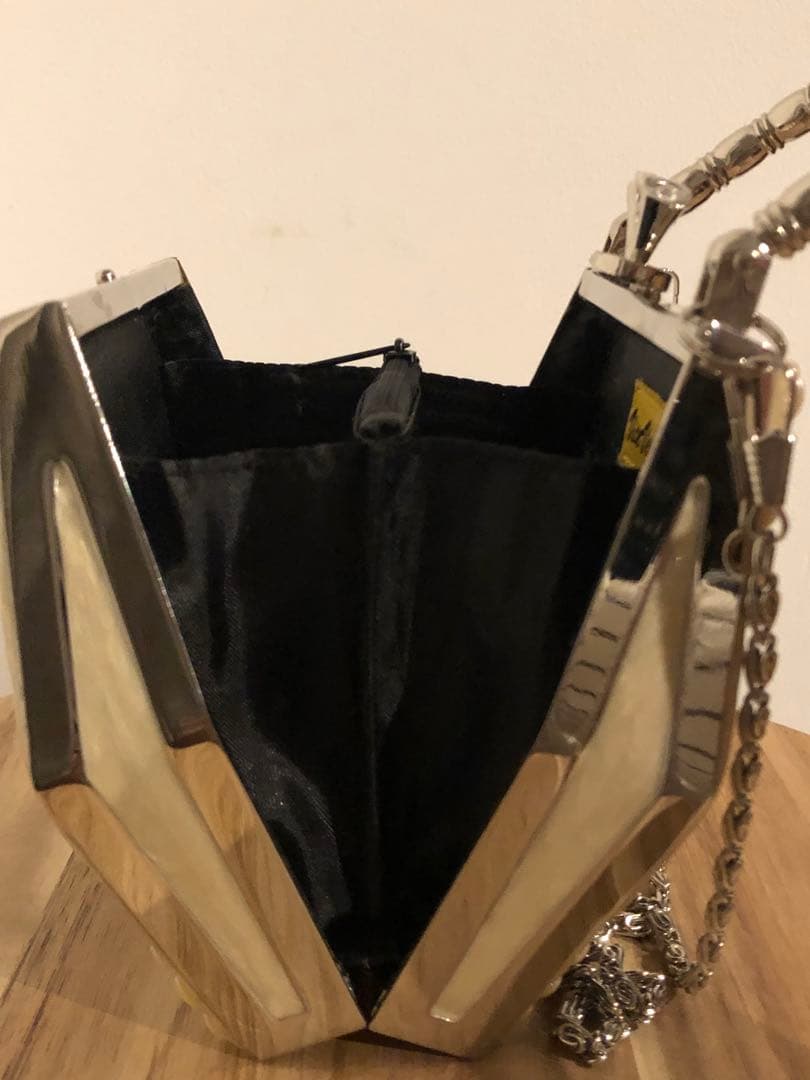 新品 丁寧梱包 ビンテージ パーティーバッグ パール 西洋美術 アンティーク