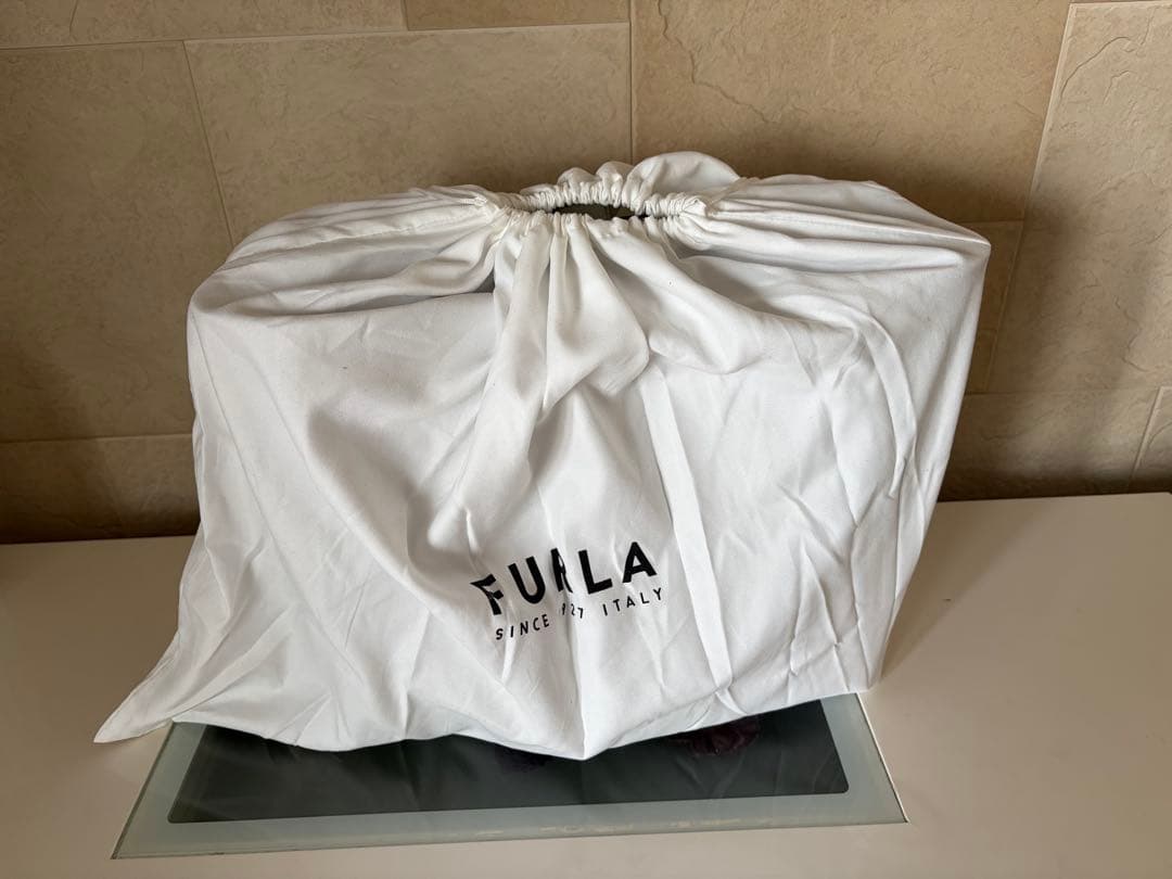 本日のみタイムセール！FURLA グレー Lサイズ トートバッグ　ソフィアフルラ