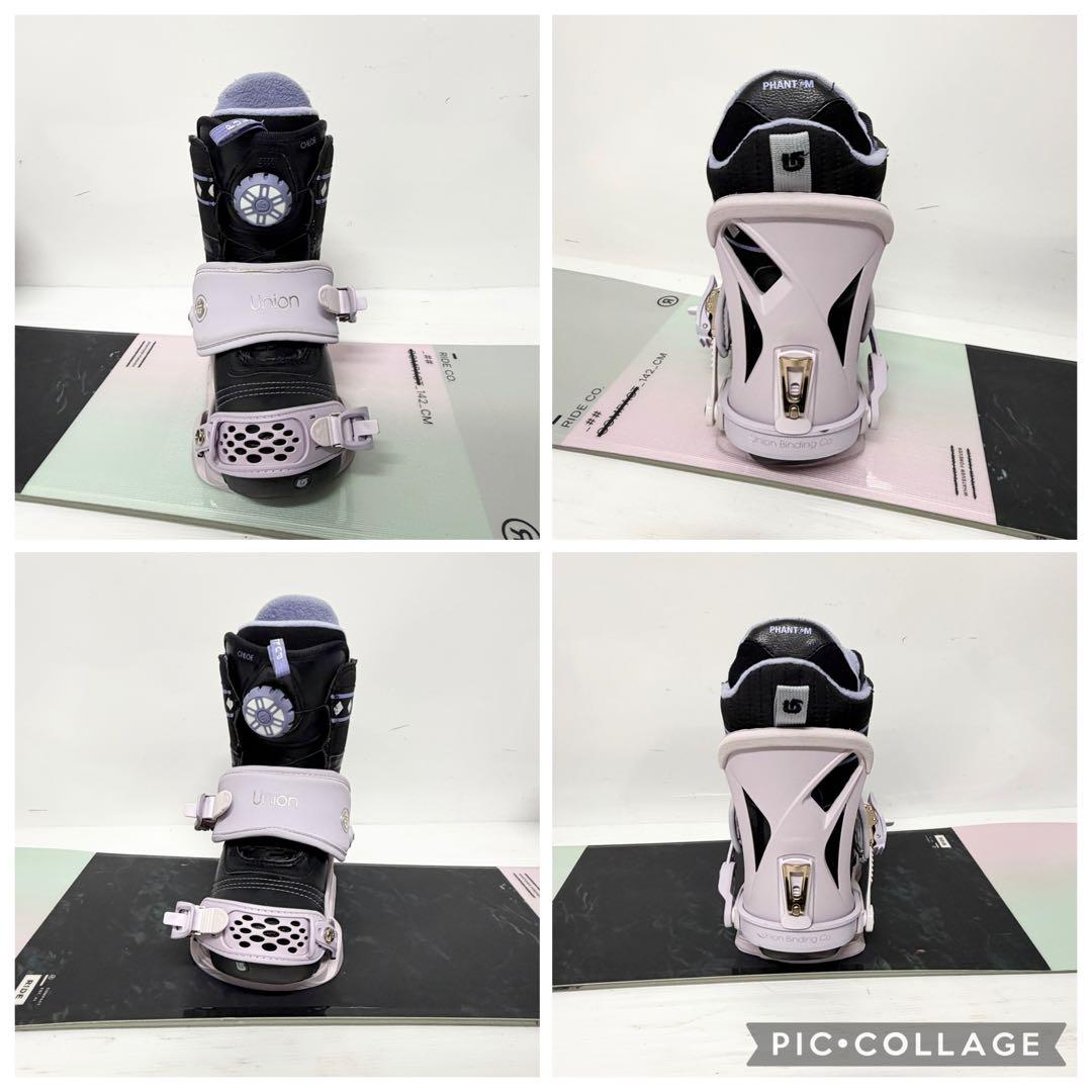 2点セット　ケース付　ブーツ無し　BURTON RIDE UNION レディース