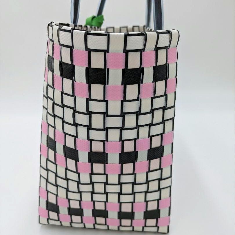 極美品　新品・未使用　マルニマーケット　バスケット　ピクニックバッグ　カゴバッグ