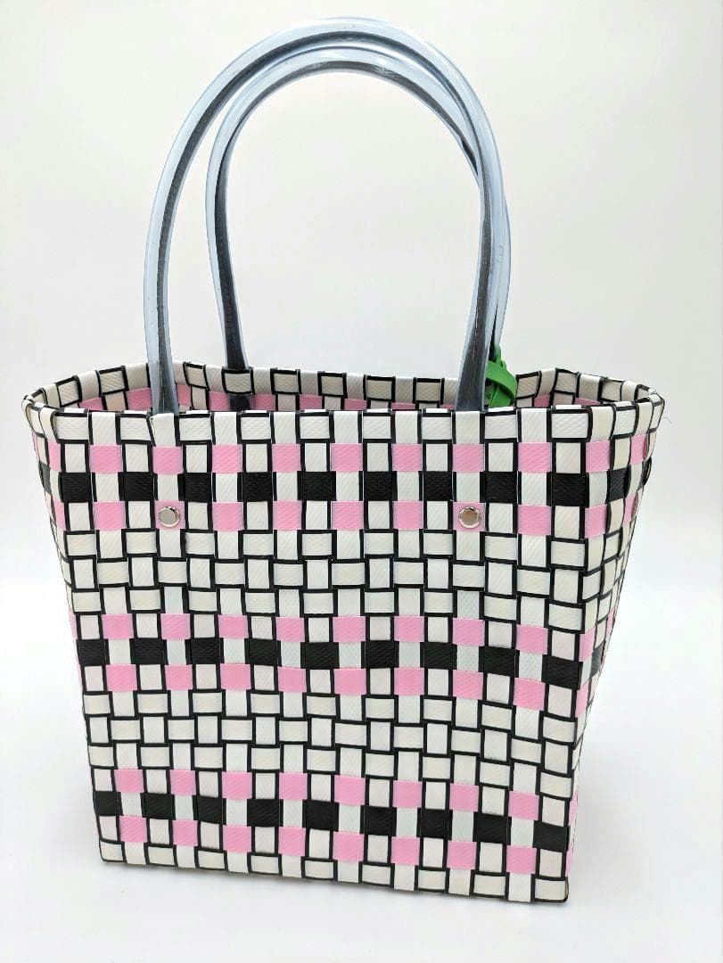 極美品　新品・未使用　マルニマーケット　バスケット　ピクニックバッグ　カゴバッグ