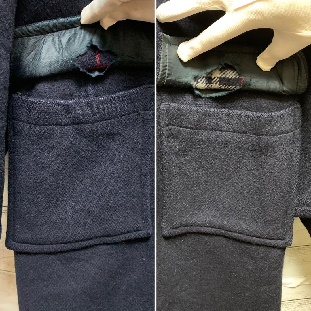 英国製 Burberrys’ 80s ヴィンテージダッフルコート 濃紺 Mサイズ