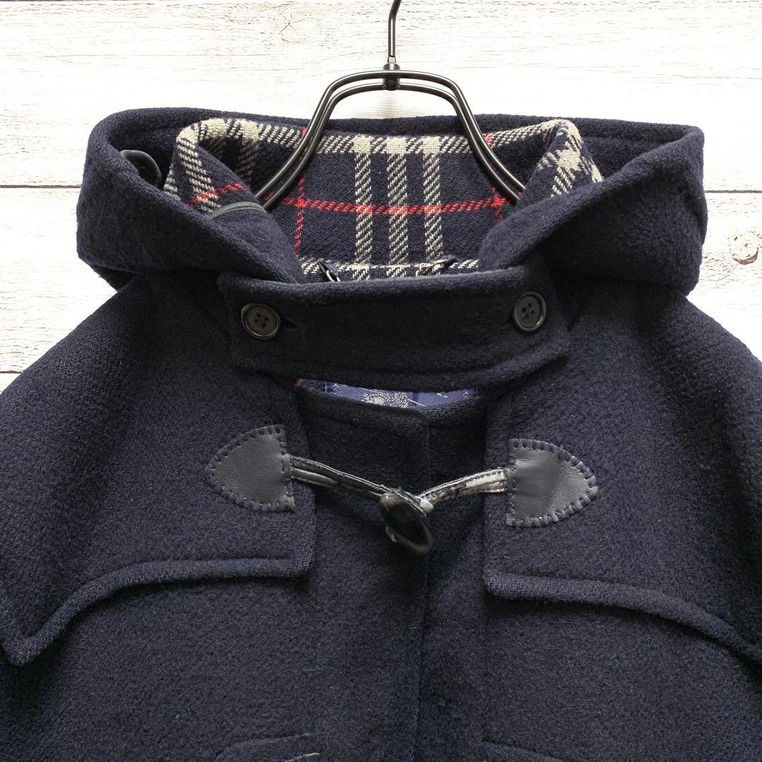 英国製 Burberrys’ 80s ヴィンテージダッフルコート 濃紺 Mサイズ