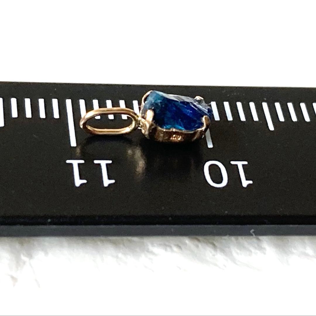 ユークレース原石10金ペンダントトップ