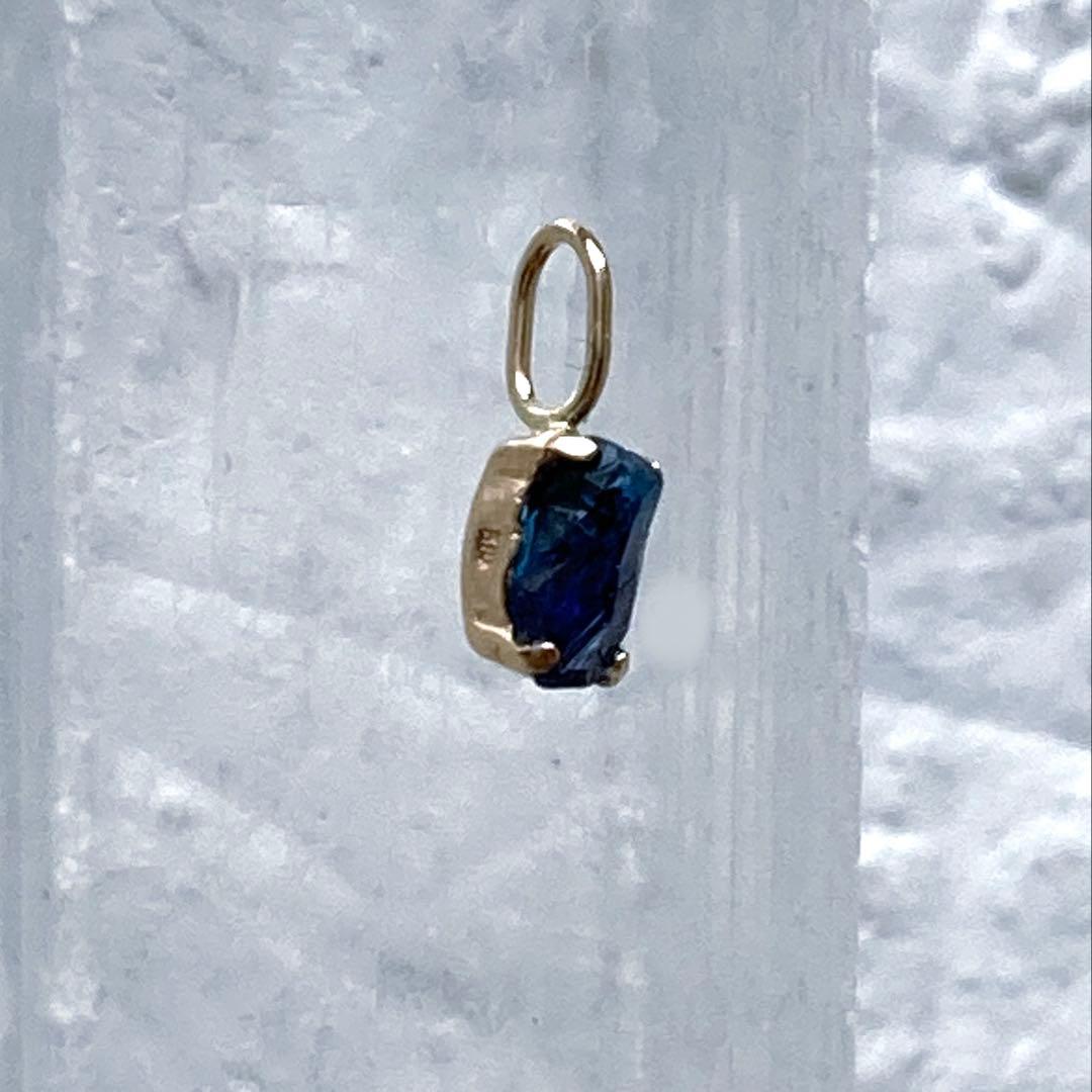 ユークレース原石10金ペンダントトップ