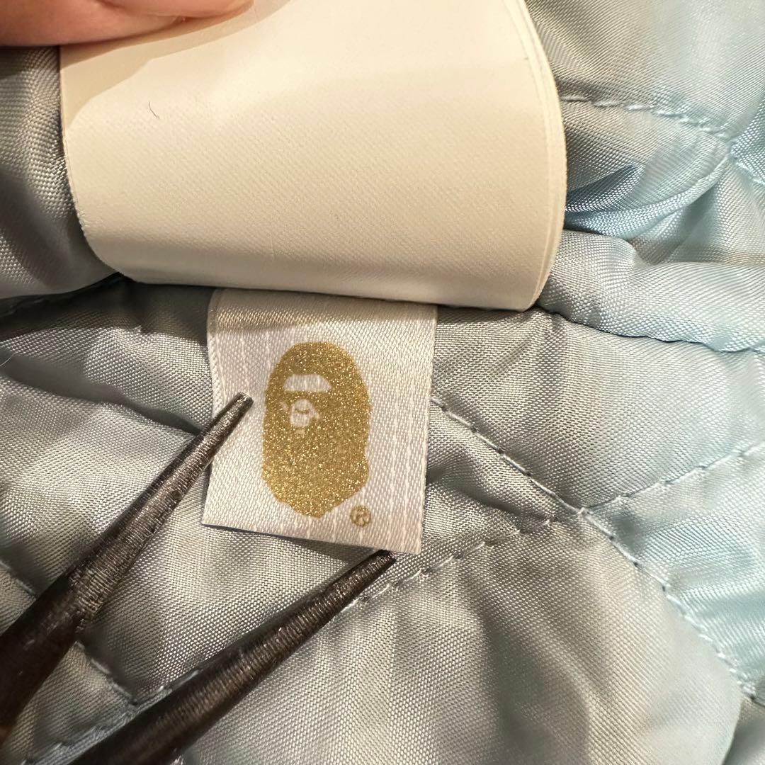 A BATHING APE エイプ レザー スタジャン 24AW