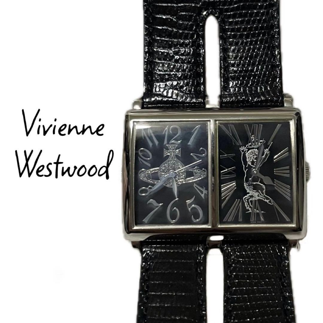 ヴィヴィアンウエストウッド ◇希少 美品◇ ダブルフェイス ウォッチ 腕時計