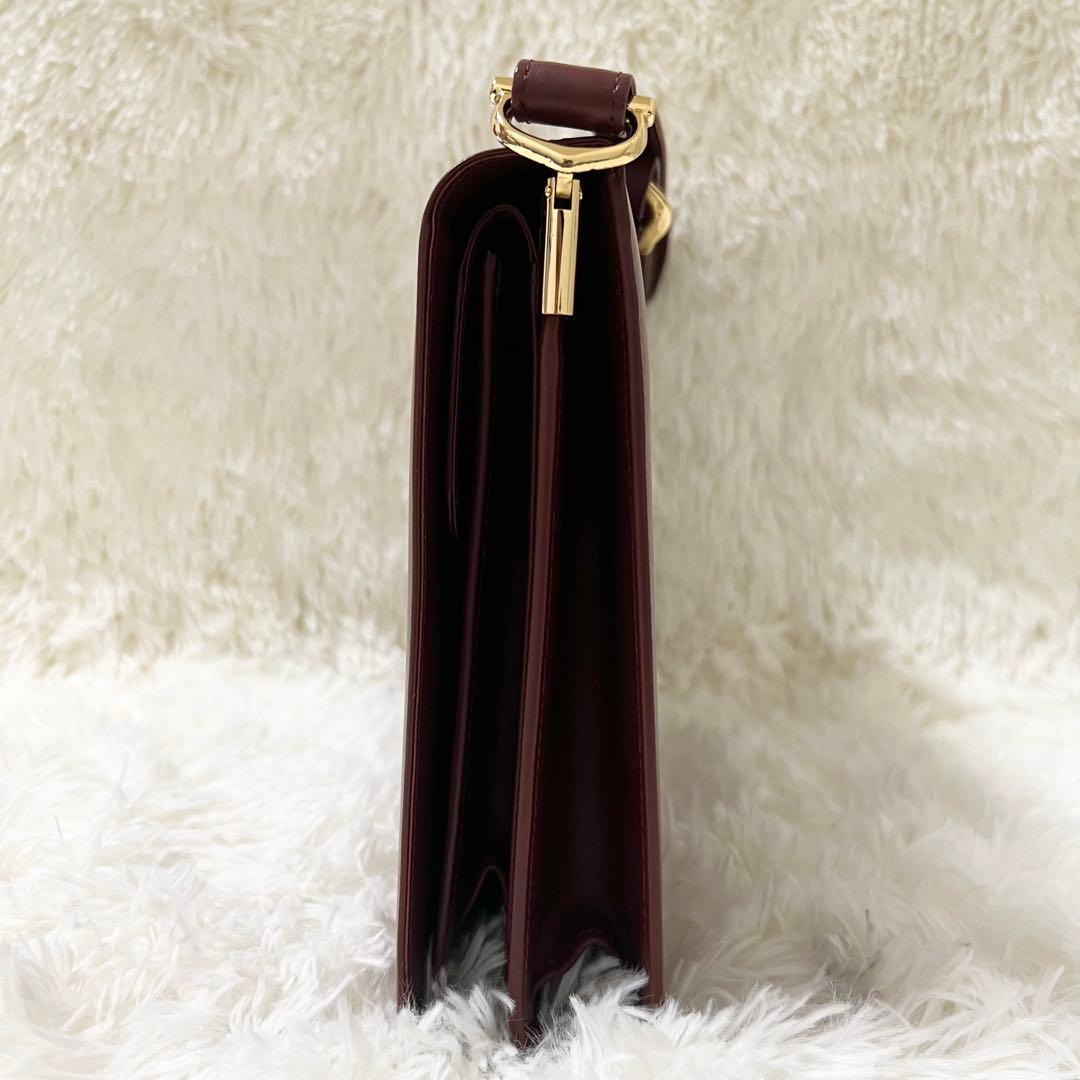 【極美品】Cartier カルティエ ショルダーバッグ マストライン フラップ