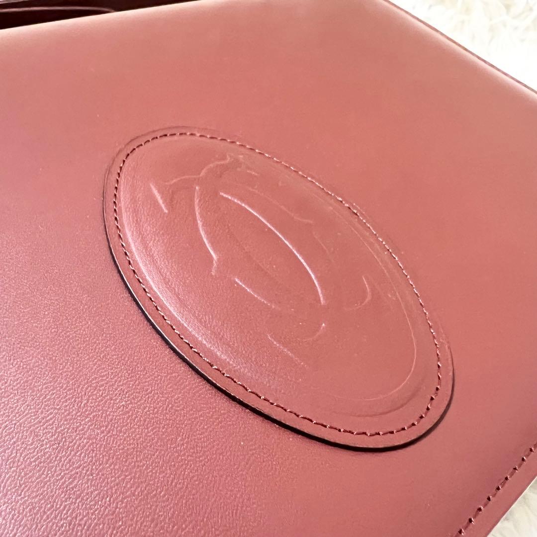 【極美品】Cartier カルティエ ショルダーバッグ マストライン フラップ