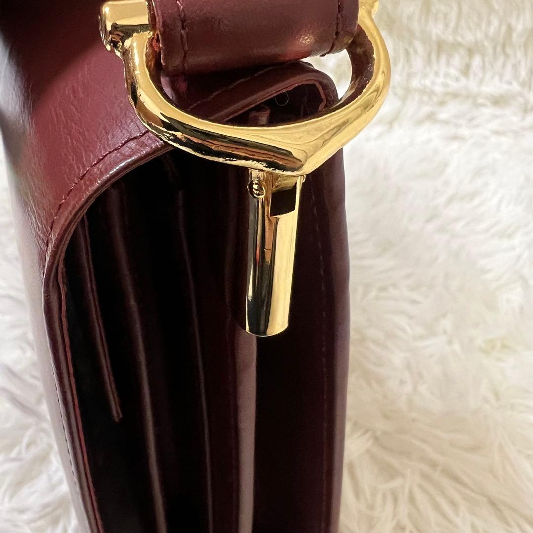 【極美品】Cartier カルティエ ショルダーバッグ マストライン フラップ