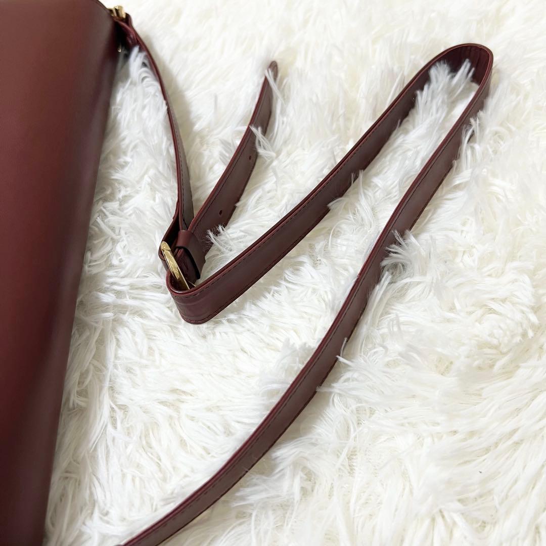 【極美品】Cartier カルティエ ショルダーバッグ マストライン フラップ