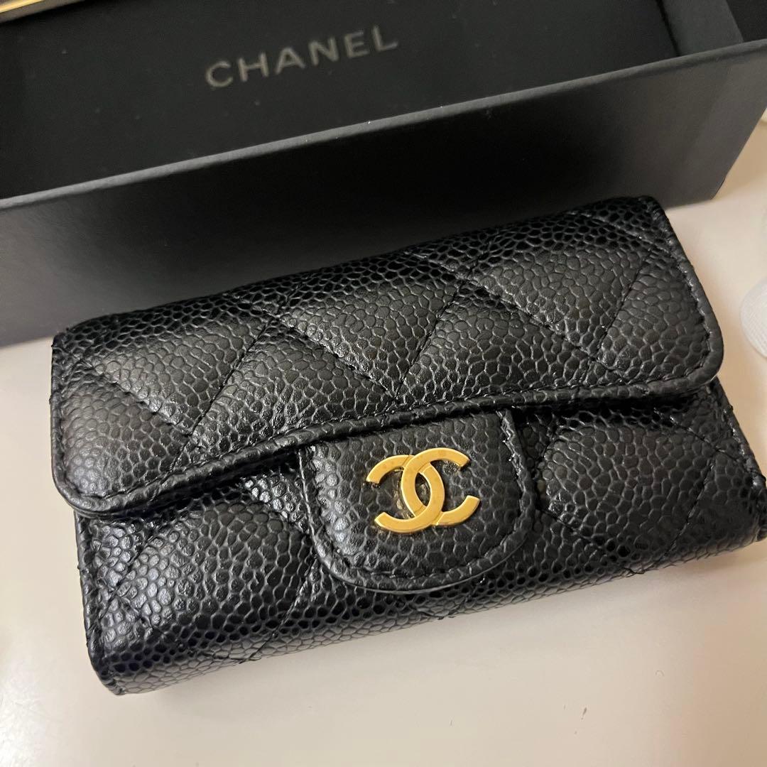 CHANEL キーケース マトラッセ 黒